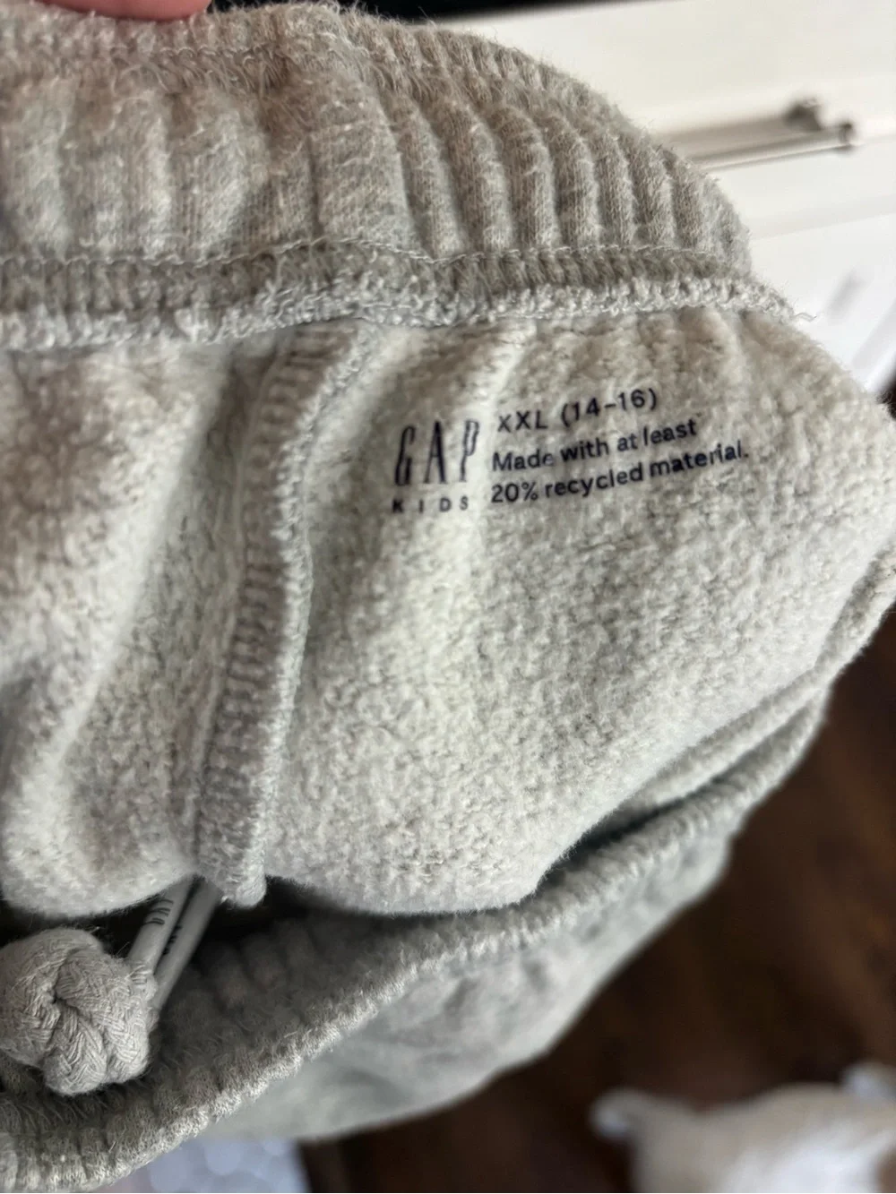 GAP Kids Gray Fleece Joggers